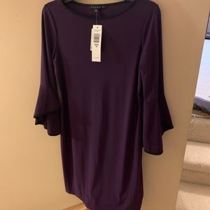 Purple & Black Dress